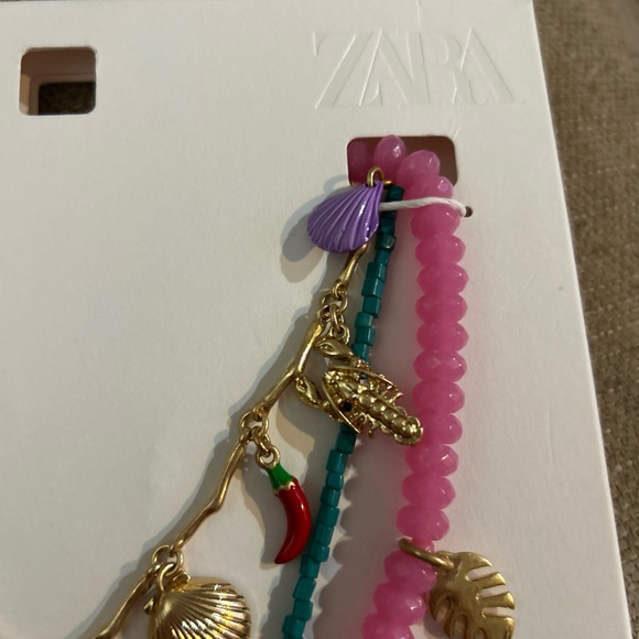 Zara Multicolor Charm Necklace - Picture 5 of 5